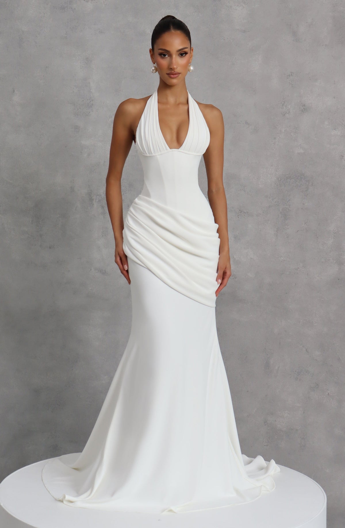 Winifred Frock Gown - Ivory