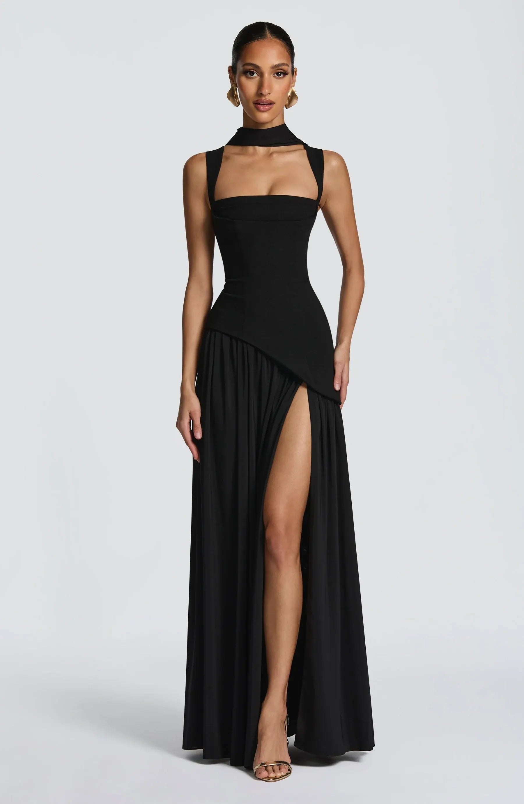 Emelia Maxi Dress - Black