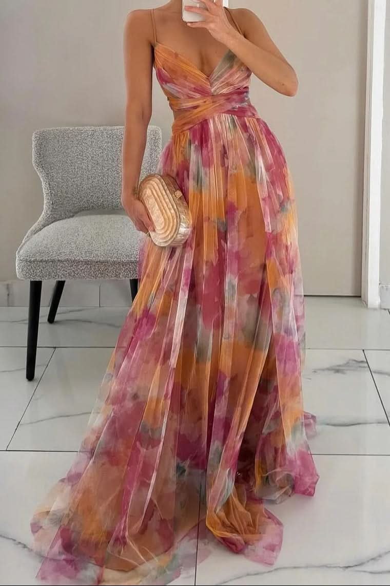 Charlotte Maxi Dress - Orange
