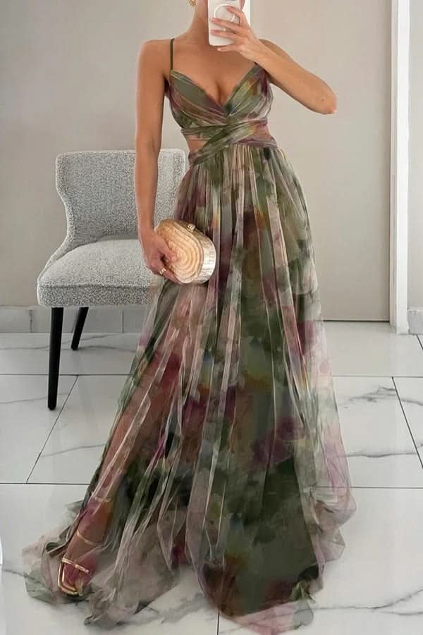 Charlotte Maxi Dress - Green