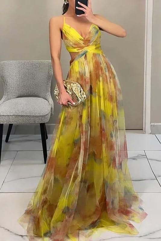 Charlotte Maxi Dress - Yellow