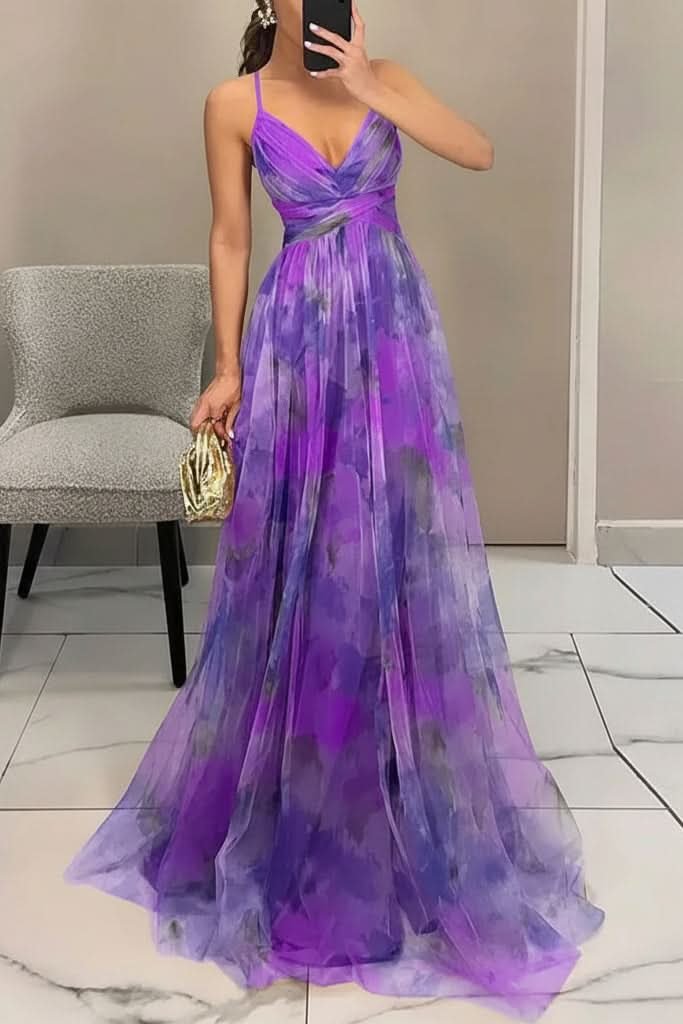 Charlotte Maxi Dress - Purple