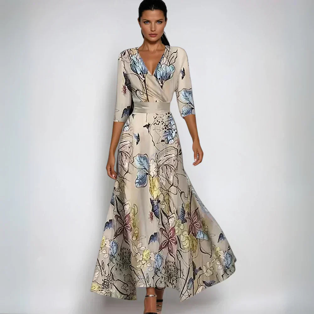 Celestine V Neck Maxi Dress