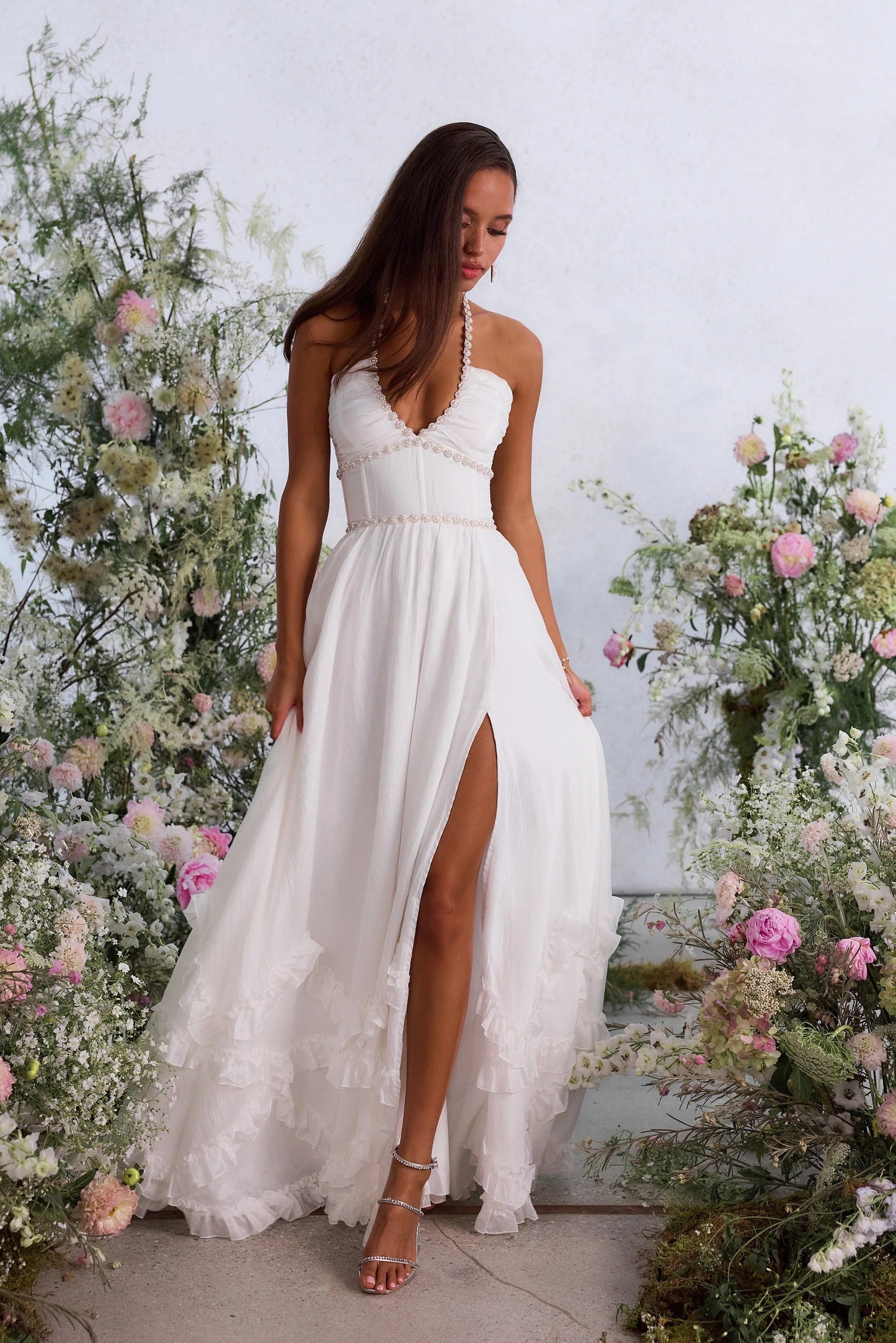 Persephone Halter Maxi Dress