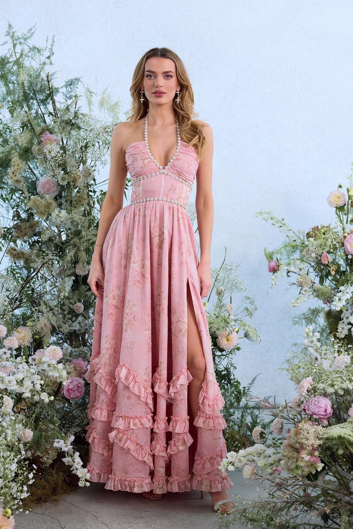 Persephone Halter Maxi Dress
