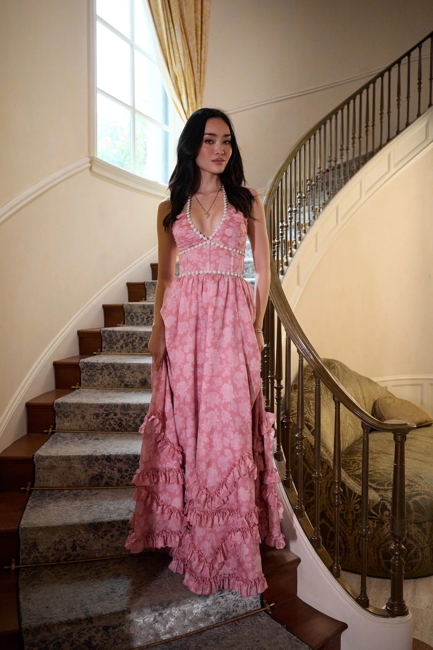 Persephone Halter Maxi Dress