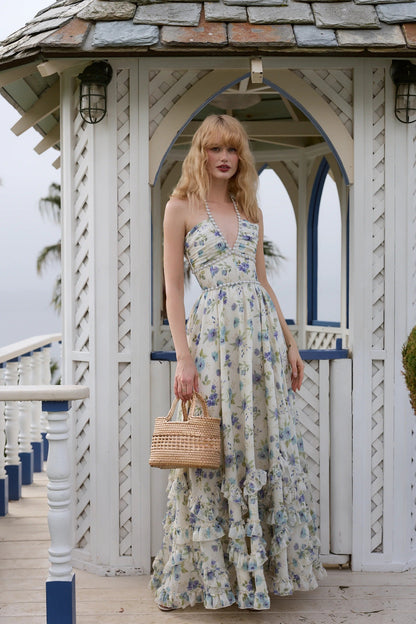 Persephone Halter Maxi Dress