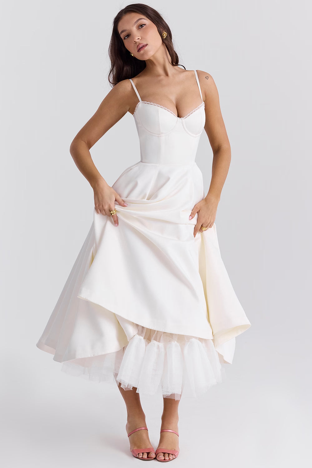 Orla Sweetheart Midi Dress